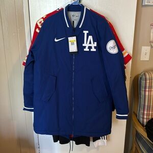 Nike los ángeles Dodgers Jacket size S men blue white